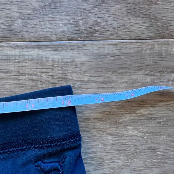 PINK Victoria's Secret Cropped Leggings Capris Size XS Black - Picture 6 of 8